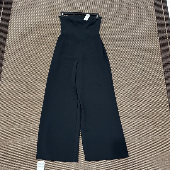 ABERCROMBIE & FITCH LADIES ONE PIECE STRAPLESS WIDE LEG JUMPSUIT MEDIUM NWT - Picture 7 of 7